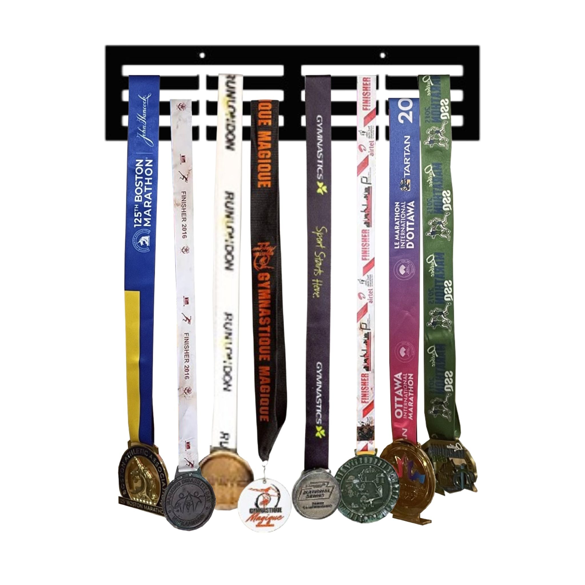 LA VICTOIRE COMMENCE DANS L'ESPRIT Medals Hanger 14"